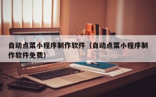 永州自动点菜小程序制作软件（自动点菜小程序制作软件免费）